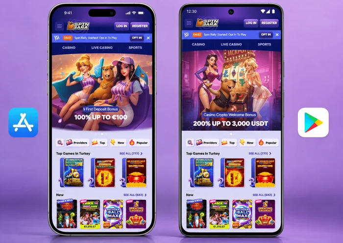 Spinbara Casino en el móvil